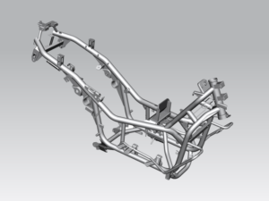 SYM R&D studio změnilo konstrukci rámu a v porovnání s předchozím modelem snížilo jeho hmotnost o neuvěřitelných 18,5 %! Díky tomuto základnímu vylepšení bylo u konstrukce MAXSYM 400 možné dosáhnout řady dalších vylepšení.