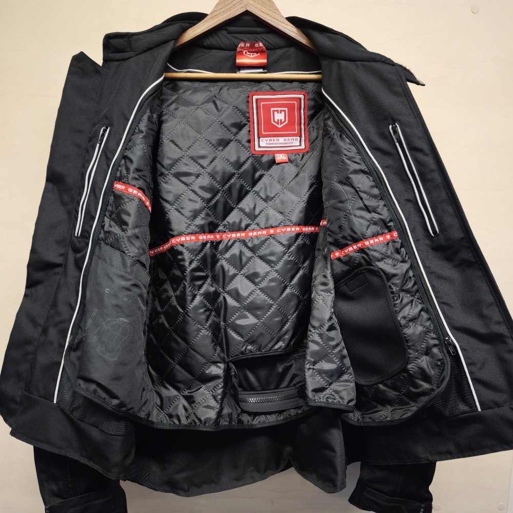 Moto bunda CYBER GEAR DELTA, černá 3XL - Obrázek 6
