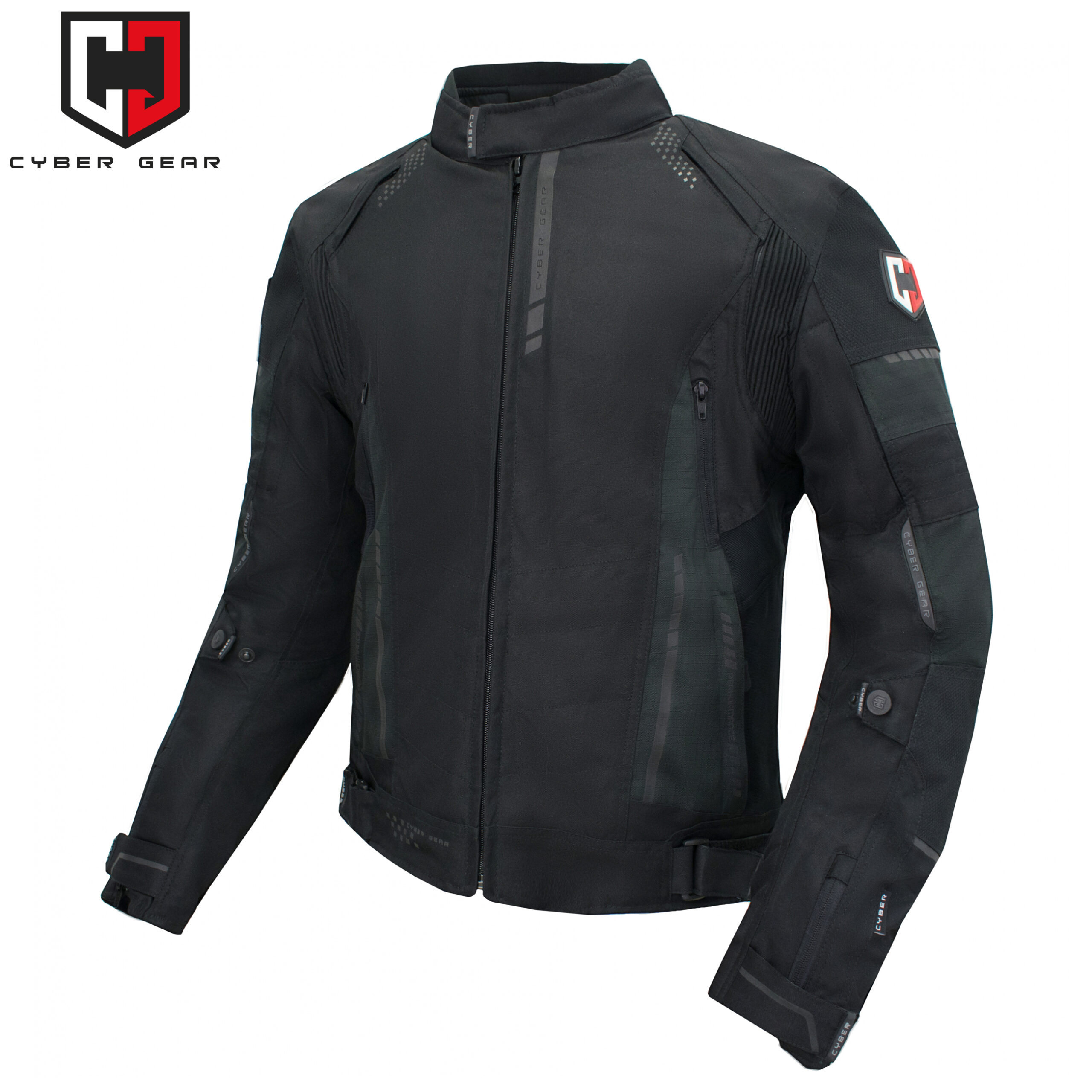 Moto bunda CYBER GEAR DELTA, černá 3XL